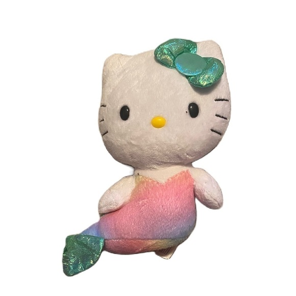 Hello Kitty Mermaid Plush Stuffed Animal TY - Picture 1 of 3